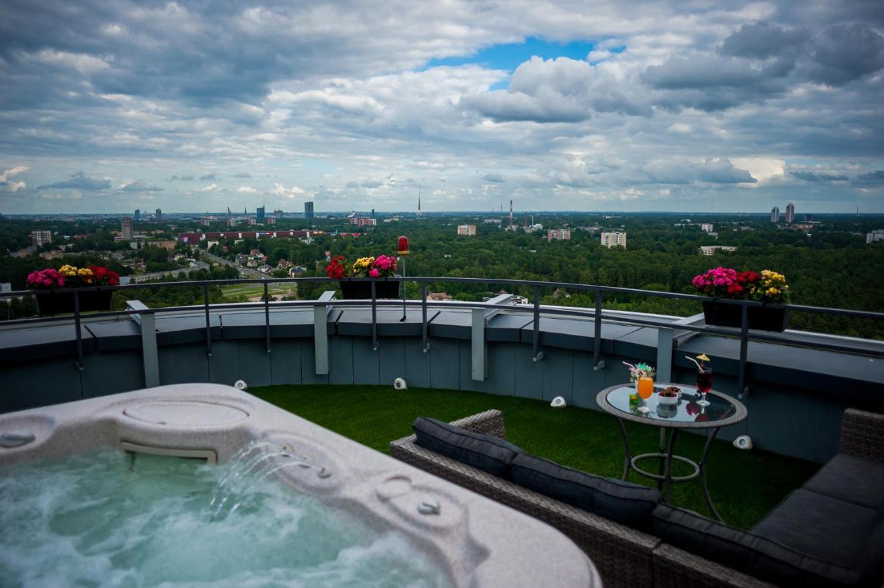Skyhouse Riga Amazing Penthouse And Spa מראה חיצוני תמונה